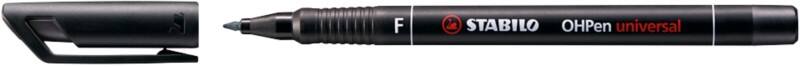 Marqueur OHP/DVD STABILO OHPen universal 842/46 Fin  - 0.7 mm Noir Rechargeable