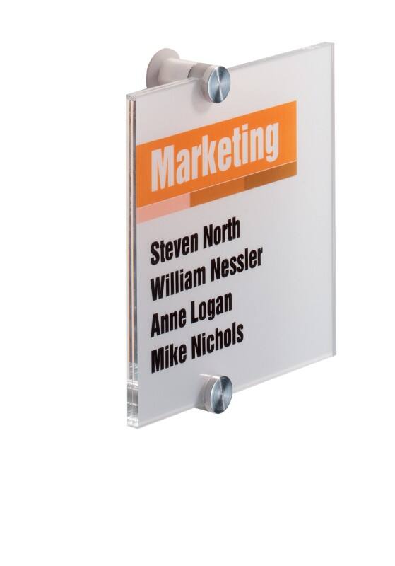 DURABLE Crystal Sign 10,5 x 10,5 cm Crystal Sign