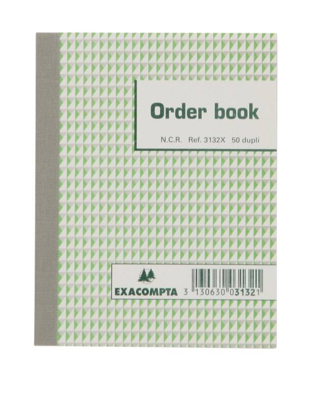 Livre de commande Exacompta 3132X Blanc Ligné Spécial 10,5 x 0,8 x 13,5 cm 25 Feuilles