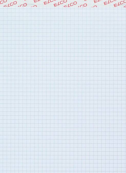 Bloc-notes Elco A5 Quadrillé Collé Blanc Perforé 200 Pages 10 Unités de 100 Feuilles