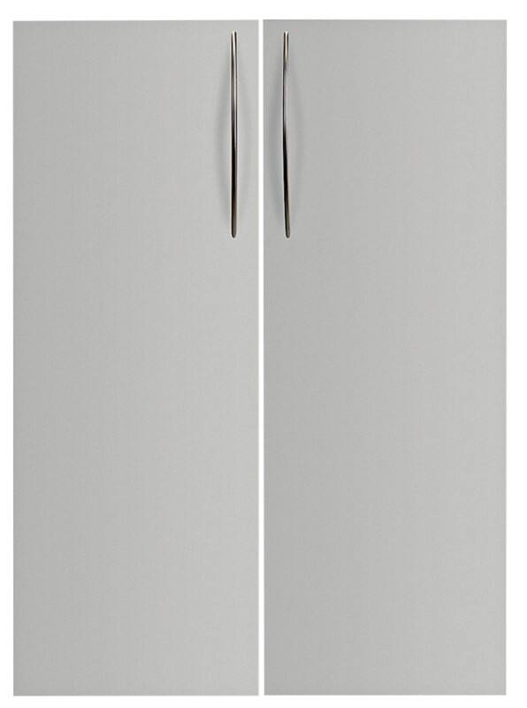 Portes d'armoire Hammerbacher Matrix Argenté 790 x 16 x 1104 mm