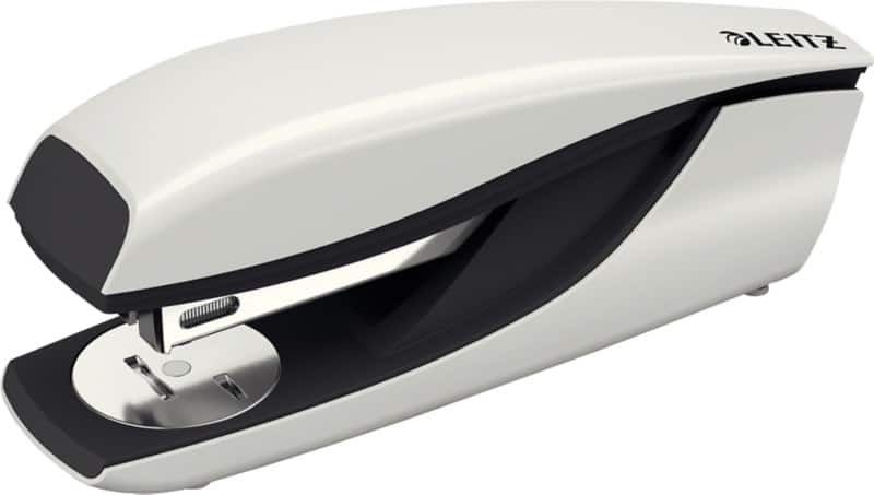 Leitz NeXXt Heftgerät 5502 Halbstreifen 30 Blatt Hellgrau 24/6, 26/6 Metall