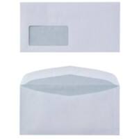 Enveloppes Viking Avec fenêtre C6/5 229 (l) x 114 (h) mm Gommé Blanc 80 g/m2 1000 unités