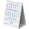 Brepols Schreibtisch-Kalender 2023 3 Monate pro Seite Weiss Englisch 13 x 0,4 x 10,5 cm