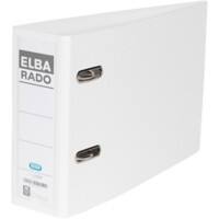 Classeur ELBA Rado A5 75 mm Blanc 2 anneaux PP (Polypropylène)
