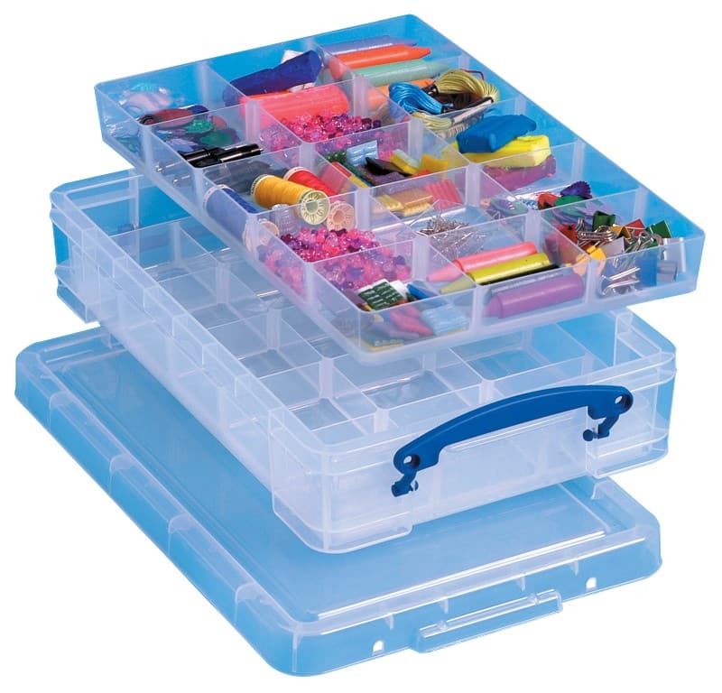 Boîte de rangement Really Useful Box Plastique 4 L Transparent 39,5 x 25,5 x 8,5 cm
