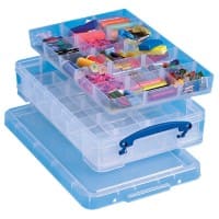 Really Useful Box Boîte de rangement 4CDIVHOB 4 l Transparent Plastique 39,5 x 25,5 x 8,5 cm