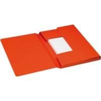 Djois Secolor Mammut-Aktenmappe 3 Laschen 36 x 25 cmKanzleipapier Rot Karton