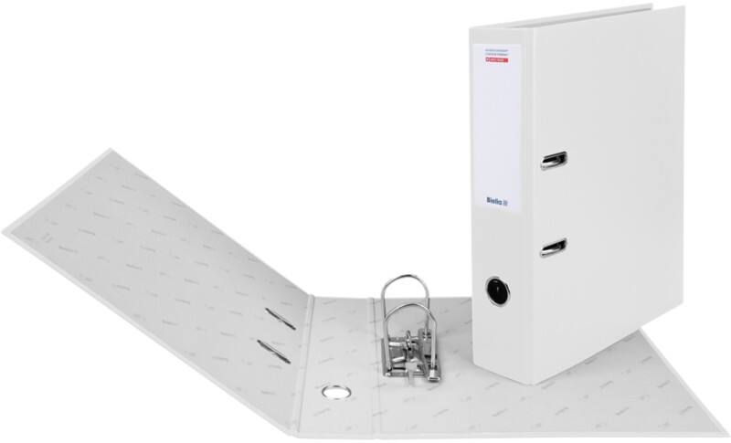 Biella Ordner Breit A4 70 mm Weiß 2 Ringe 10341701U Kunststoff Hochformat