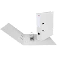 Classeur à levier Biella A4 7,0 cm Blanc 2 anneaux 103 417.01 Polyoléfine