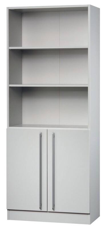 Armoire de classement Hammerbacher Matrix Aggloméré, Résine de mélamine 4 Étagères 800 x 420 x 2004 mm Gris