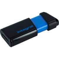 Integral USB 2.0 USB-Stick Pulse 16 GB Schwarz, Blau