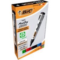 BIC Marking 2000 Rundspitze Permanentmarker Recycelt 51% Mittel Rundspitze 1,7 mm Farbig assortiert 4 Stück