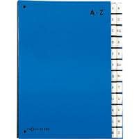 Trieur alphabétique expansible PAGNA  Bleu A4 Carton épais A - Z Bleu