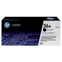 Toner HP D'origine 36A CB436A Noir