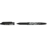 Stylo roller Pilot FriXion Ball Non rétractable Noir 0.35 mm Moyenne Conique  Rechargeable 50% Recyclé