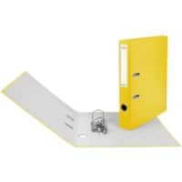 Classeur à levier Biella A4 40 mm Jaune 2 anneaux 10341420U Carton, PP (Polypropylène)