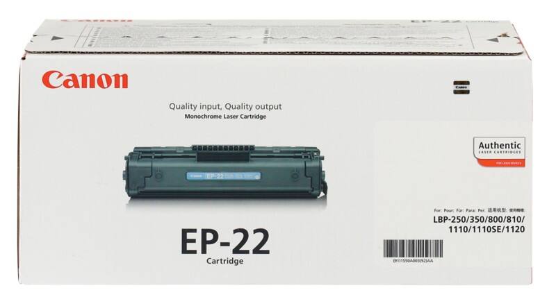 Toner EP-22 D'origine Canon Noir