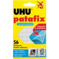 UHU Klebepads Patafix Transparent 56 Stück