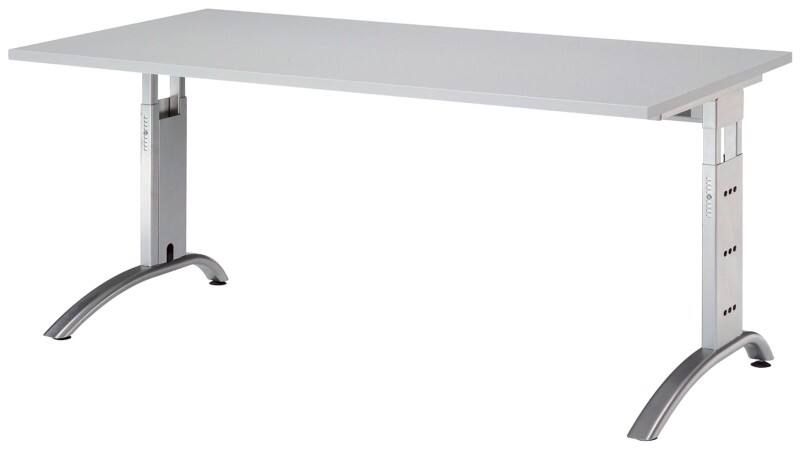 Bureau Hammerbacher Future Gris clair 1600 x 800 x 850 x 650 - 850 mm