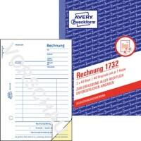 AVERY Zweckform Rechnungsbuch 1732 DIN A6 Perforiert N/A 40 Blatt