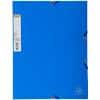 Farde à 3 rabats à élastique Exacompta Forever A4 Bleu clair, bleu foncé Carton recyclé 24 x 32 cm