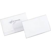 DURABLE Namensschilder Pin 17,5 x 8,5 x 18,5 cm Kunststoff 100 Stück