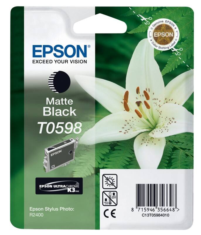 Epson T0598 Original Tintenpatrone C13T05984010 Matt Schwarz