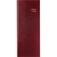 Agenda Brepols Saturnus Lima 2026 1 Jour par page Allemand, Anglais, Français, Néerlandais Bordeaux 0,111,1255,04,6,0