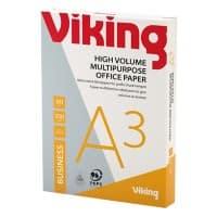 Viking Business DIN A3 Druckerpapier Weiß 80 g/m² Glatt 500 Blatt