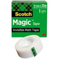 Scotch Magic Klebeband 810 19 mm x 33 m Matt Unsichtbar