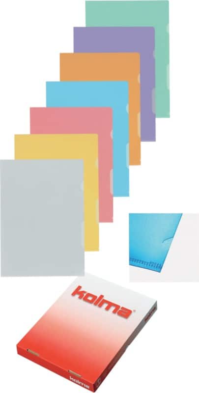 Kolma Sichtmappen A4 Transparent 100 Mikron 100 Stück