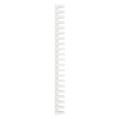GBC Kunststoff Plastikbinderücken Weiß 25 mm 225 Blatt DIN A4 50 Stück