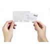 DURABLE Visitenkartenhüllen Spezial 80 Karten Weiß 10,4 x 12 x 7,2 cm 40 Stück