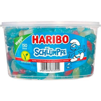 Bonbons Haribo Schtroumpfs 150 unités de 9 g