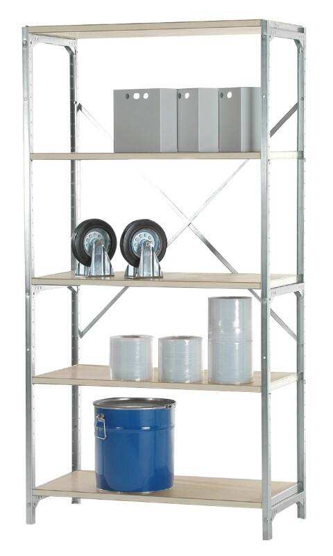 Rayonnage Manuflex 5 étagères 1030 x 300 x 2000 mm