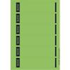 Leitz PC-beschriftbare Selbstklebende Rückenschilder 1686 Für Leitz 1050 Qualitäts-Ordner Grün 39 x 192 mm 150 Stück