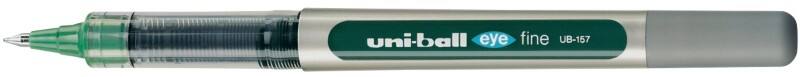 uni-ball Eye Fine UB-157 Nicht einziehbar Tintenroller Grün 0.4 mm Mittel Kugel Nachfüllbar