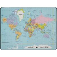 Sous-mains DURABLE Carte du monde PVC (Polychlorure de vinyle) Multicolore 53 x 40 cm