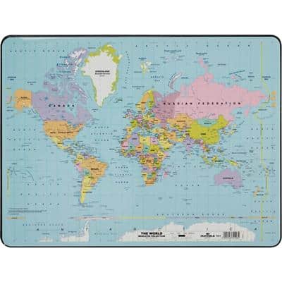 Sous-main de bureau DURABLE Carte du monde Multicouleur 53 x 40 cm