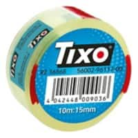 Tixo Klebeband 207456 Polypropylen 15 mm x 10 m Transparent