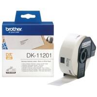 Brother QL Etikettenrolle Authentisch DK-11201 DK-11201 Selbsthaftend Schwarz auf Weiss 90 x 29 mm 400 Etiketten