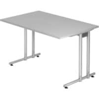 Bureau Hammerbacher Matrix Gris clair 1200 x 800 x 720 mm