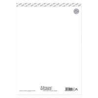 Bloc-notes Ursus Blanc A4 Reliure supérieure Couverture en papier Vierge 50 feuilles
