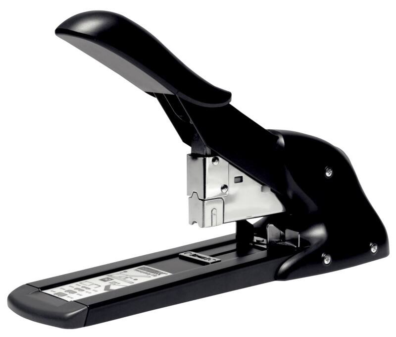 Agrafeuse grande capacité Rapid Fashion HD110 21080816 noir 110 feuilles 9/8 - 9/14, 23/8 - 23/15 métal, plastique