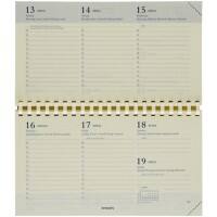 Recharge agenda de poche Brepols Omniplan 2026 A6 1 Semaine sur 2 pages Allemand, Anglais, Français, Italien, Néerlandais, Espagnol Crème 0,738,9900,00,2,0