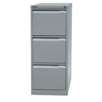 Bisley Hängeregistraturschrank 3 Schubladen Silber 413 x 622 x 1.016 mm