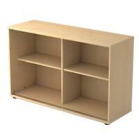 Armoire à portes coulissantes Hammerbacher Matrix Aggloméré, Résine de mélamine 1 Étagère 1200 x 400 x 748 mm Érable Brun