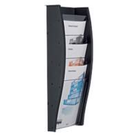 Styro Wandprospekthalter styrodisplay 4 x A4 Anthrazit