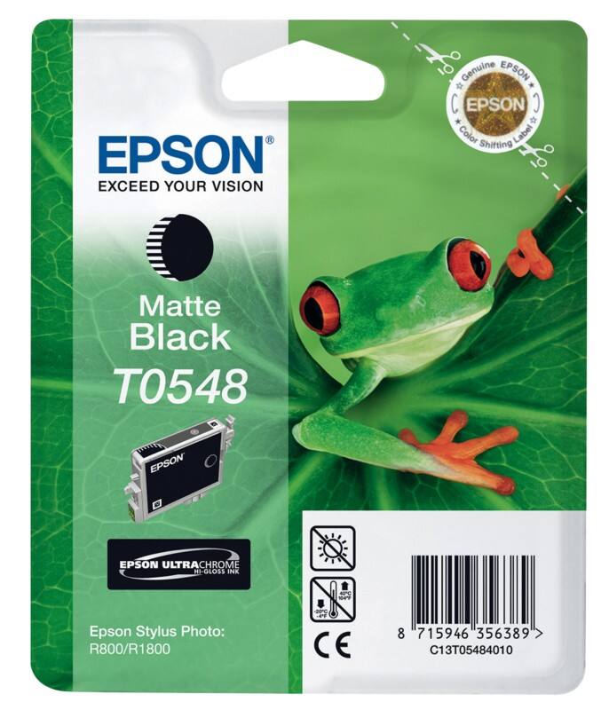 Epson T0548 Original Tintenpatrone C13T05484010 Mattschwarz